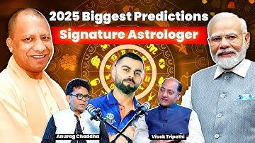 Podcast With Signature Astrologer Vivek Tripathi | Reveals Shocking Predictions on Modi & Yogi |