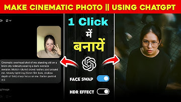 Chatgpt Cinematic Photo Editing 🔥 || Instagram Trending Chatgpt Photo Editing Tutorial