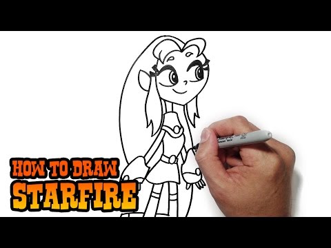 Comment dessiner Starfire | Teen Titans GO