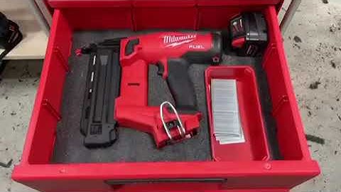 Create your Kaizen Foam cut out for Milwaukee Packout #kaizenfoam #milwaukeepackout #powertools