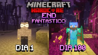 SOBREVIVÍ 100 Días en el END FANTASTICO en Minecraft HARDCORE... Esto es lo que pasó