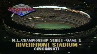 DICE BASEBALL 1990 NLCS Game 2 Pittsburgh Pirates at Cincinnati Reds 10 5 1990