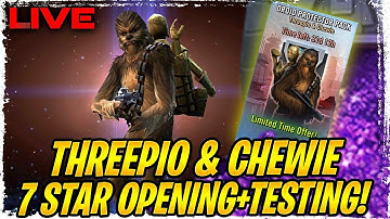 Threepio & Chewie 7 Star Pack Opening and Testing! 3Pac Hitting Them Up!