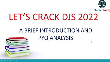 Inttoduction to new batch for DJS 2022 - Target For IQ  #7500110314