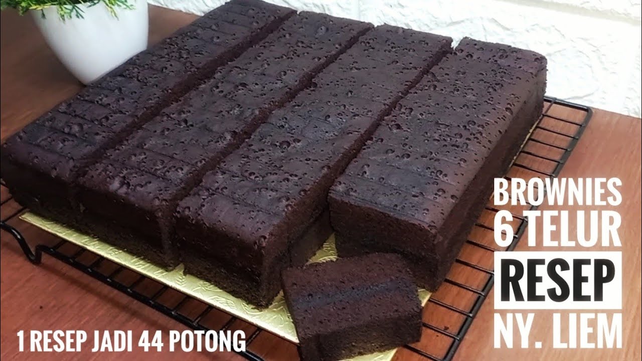 Brownies Kukus 6 Telur Resep Ny. Liem YouTube