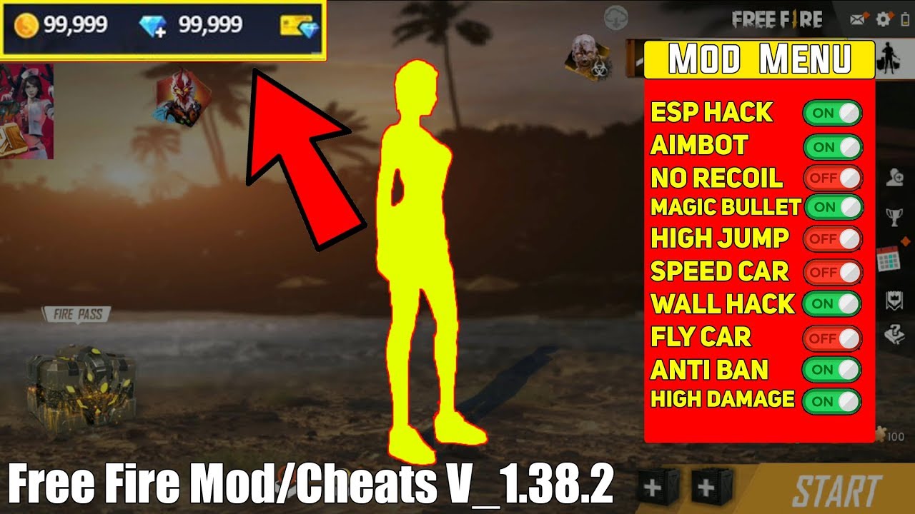 How To Hack Free Fire New Update 2019 | Free Fire Mod Apk V1 ... - 