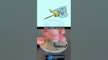 Razor Blade Sharpener  Working Mechanism #3ddesign #mechanism #3ddesign #engineering #cad #3dmodel