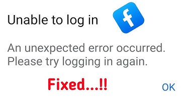 Facebook lite Unable To Login Problem 2025 | An Unexpected Error Occurred Please Try Loging In Again