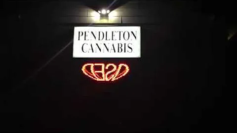 Pendleton Cannabis Sign