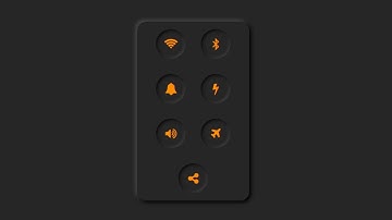 Amazing Animated Neumorphism Buttons Panel | HTML5 CSS3 Tutorial