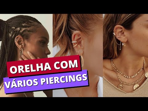 PIERCING NA ORELHA: Tipos e nomes de piercings na orelha que vão te  surpreender! 