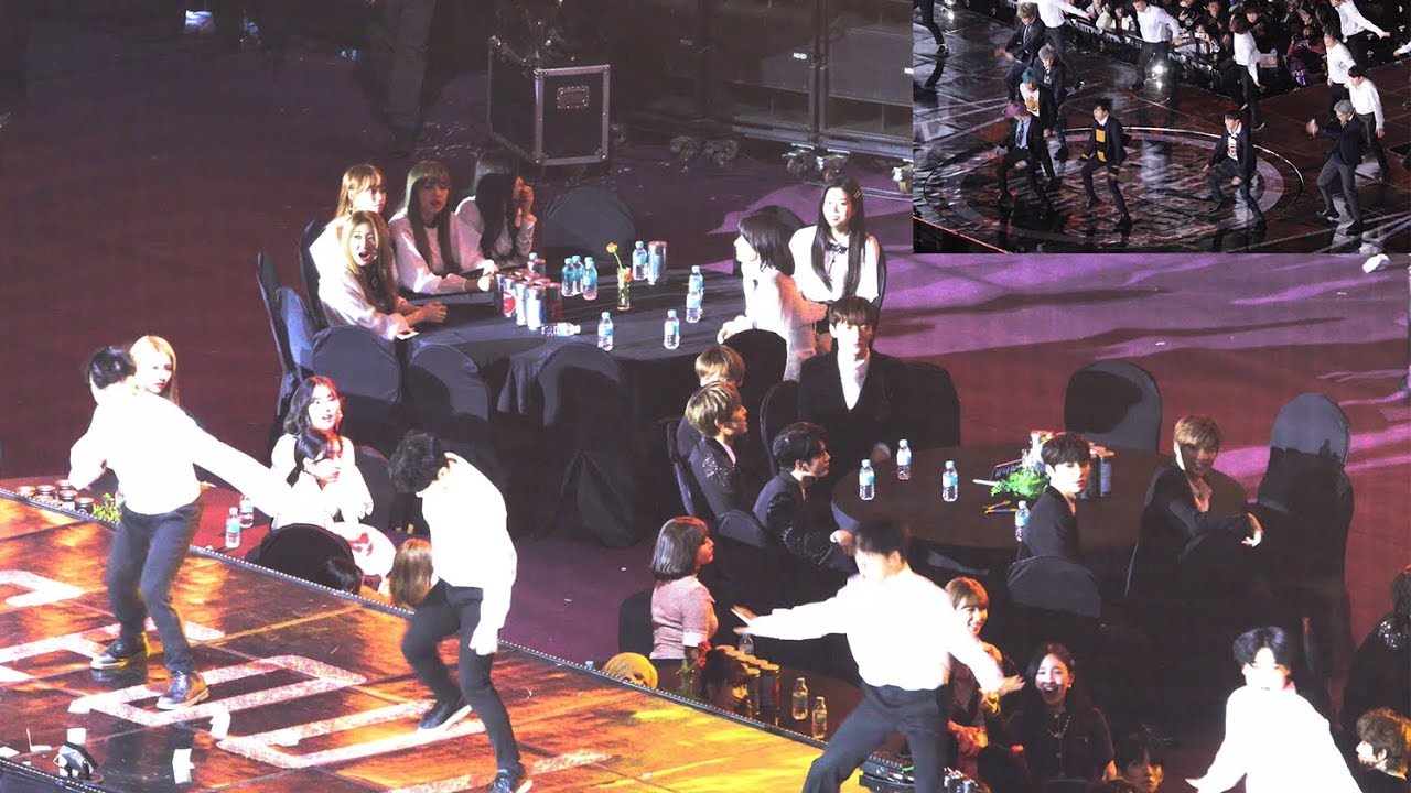 IDOLS Reaction to BTS - IDOL (방탄소년단 무대보는 트와이스,워너원,아이즈원) 4K 직캠 by 비몽