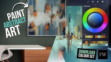 How to paint Abstract Digital Art - iPAD PRO ARTIST TIPS