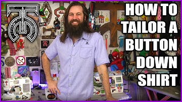 How to Tailor a Button Down Shirt - Beginner Level Sewing Tutorial - Tock Custom