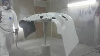 Starfire pearl 077 - 2014 Lexus Lx 570 back bumper painting raja