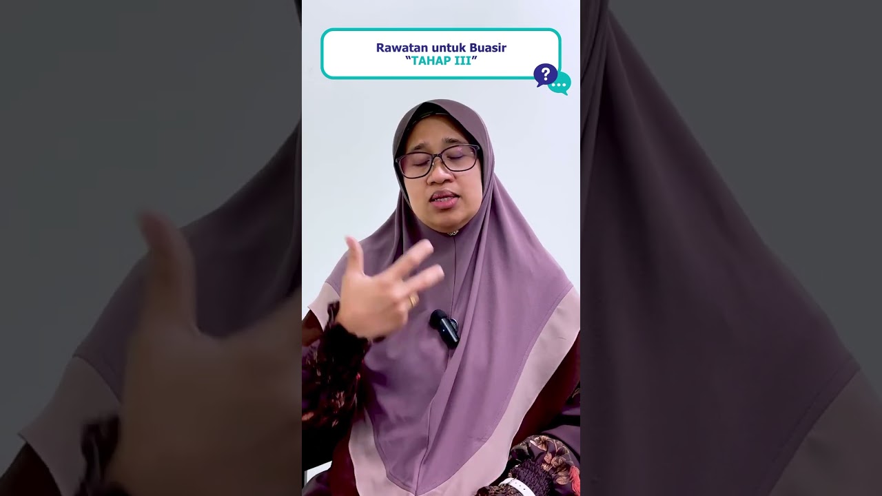 Rawatan yang paling sesuai untuk setiap tahap BUASIR !!!