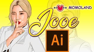 JooE (주이) MOMOLAND (모모랜드) Vector Fan Artwork | Adobe Illustrator CC