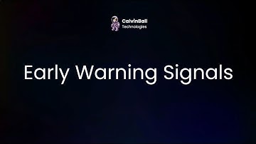 Early Warning Signals - KJ by CalvinBall Technologies