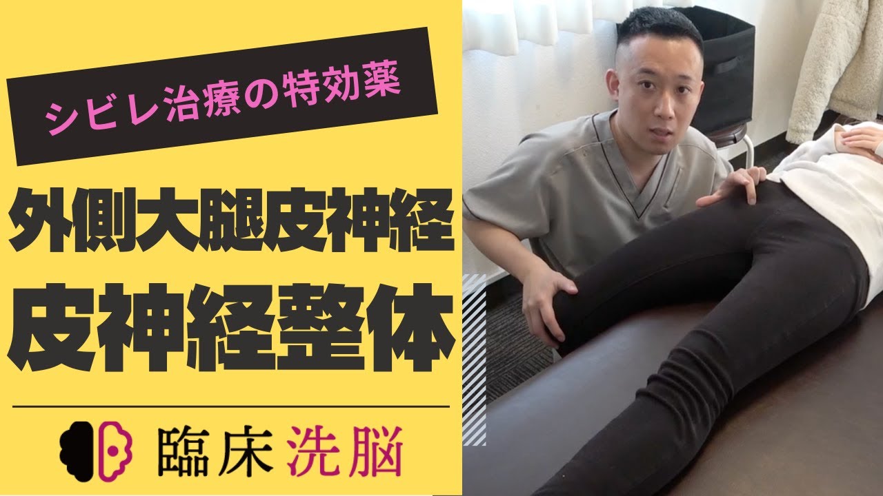 【皮神経整体】シビレ治療の特効薬！外側大腿皮神経テクニック