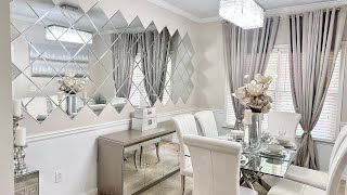 AMAZING WALL DESIGNS Using 10” MIRRORS|| Dazzling Designs By Denise