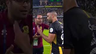 شاهد حمد الله وجمهور الاتحاد حماس 🔥🔥و يمشي كدا كدا 💛🖤 جلاد الفقراويه