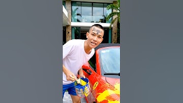 Huy sói đổ tội cho Capybara đổ sơn lên siêu xe 100 tỷ của mẹ #capybara