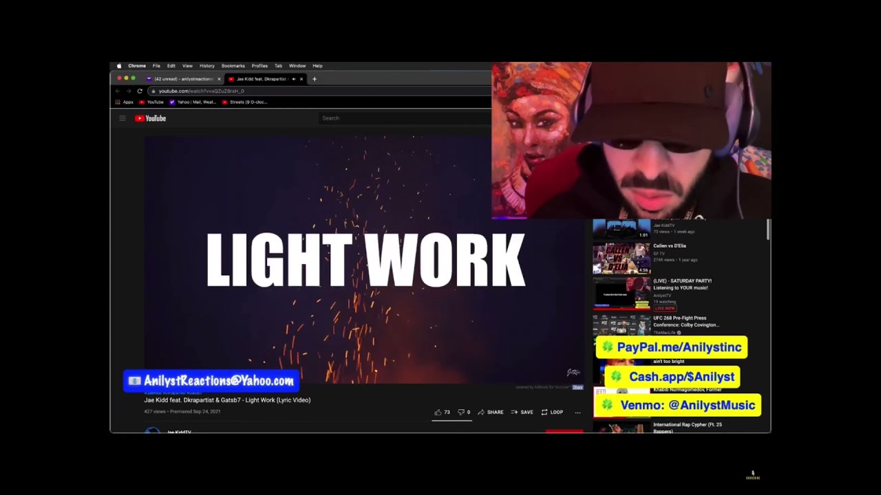 Regardez Anilyst TV Live : Jae Kidd - Light Work feat. DKrapartist , Gatsb7 sur YouTube Regardez Anilyst TV Live : Jae Kidd - Light Work feat. DKrapartist , Gatsb7 sur YouTube