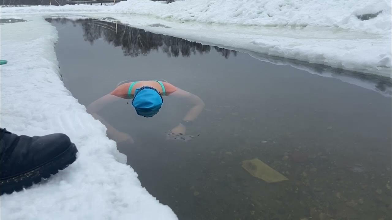 2 минуты в ледяной воде. 2 минуты в ледяной воде