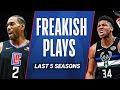 Kawhi & Giannis' Most Freakish Plays Over The Last 5 Seasons!