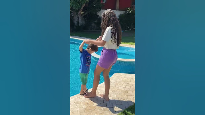 Bernardo caiu na piscina 😨😨😨