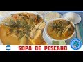 sopa de pescado , las recetas de anita