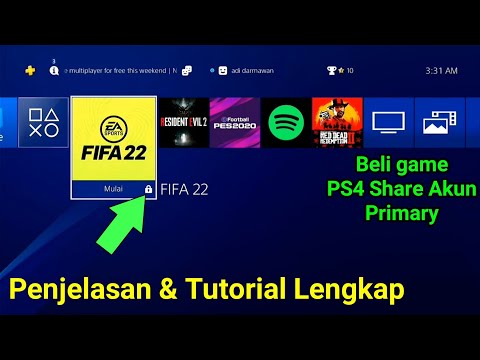 Penjelasan Game PS4 Share Akun Primary & Cara buka game PS4 terkunci