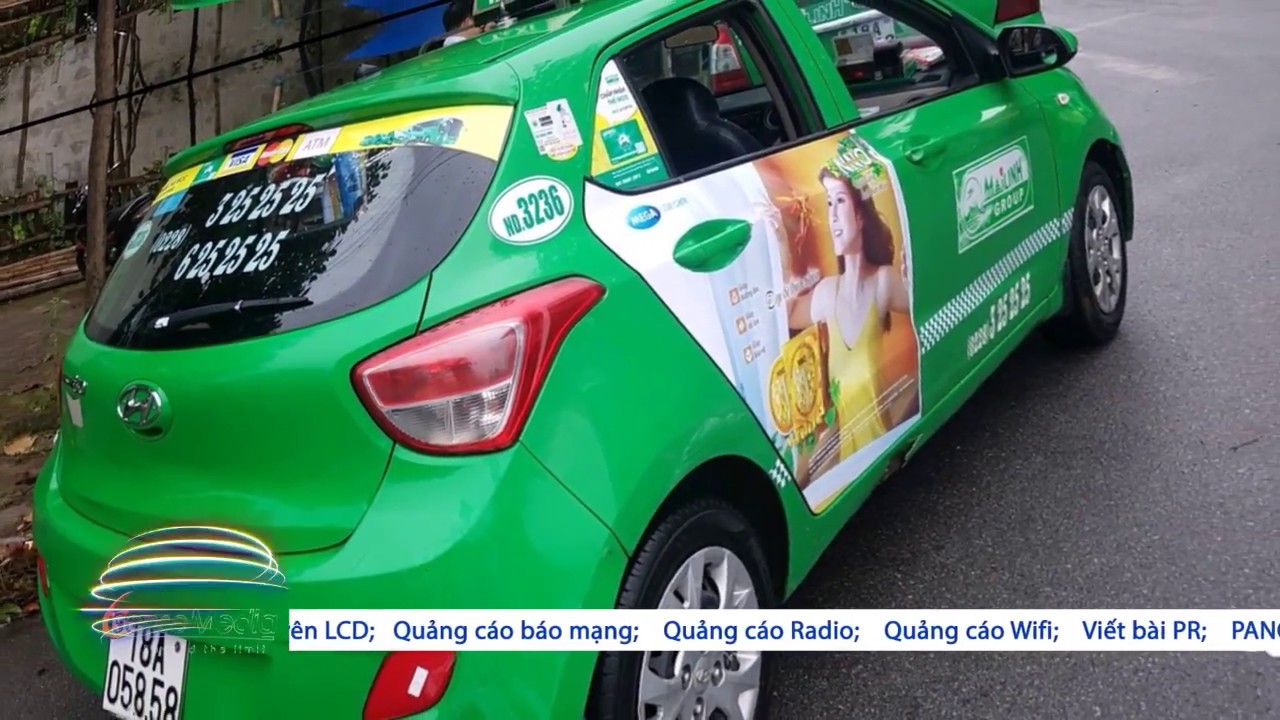 Quảng cáo trên taxi Mai Linh tại Nam Định - Mega We Care [SSM.VN]