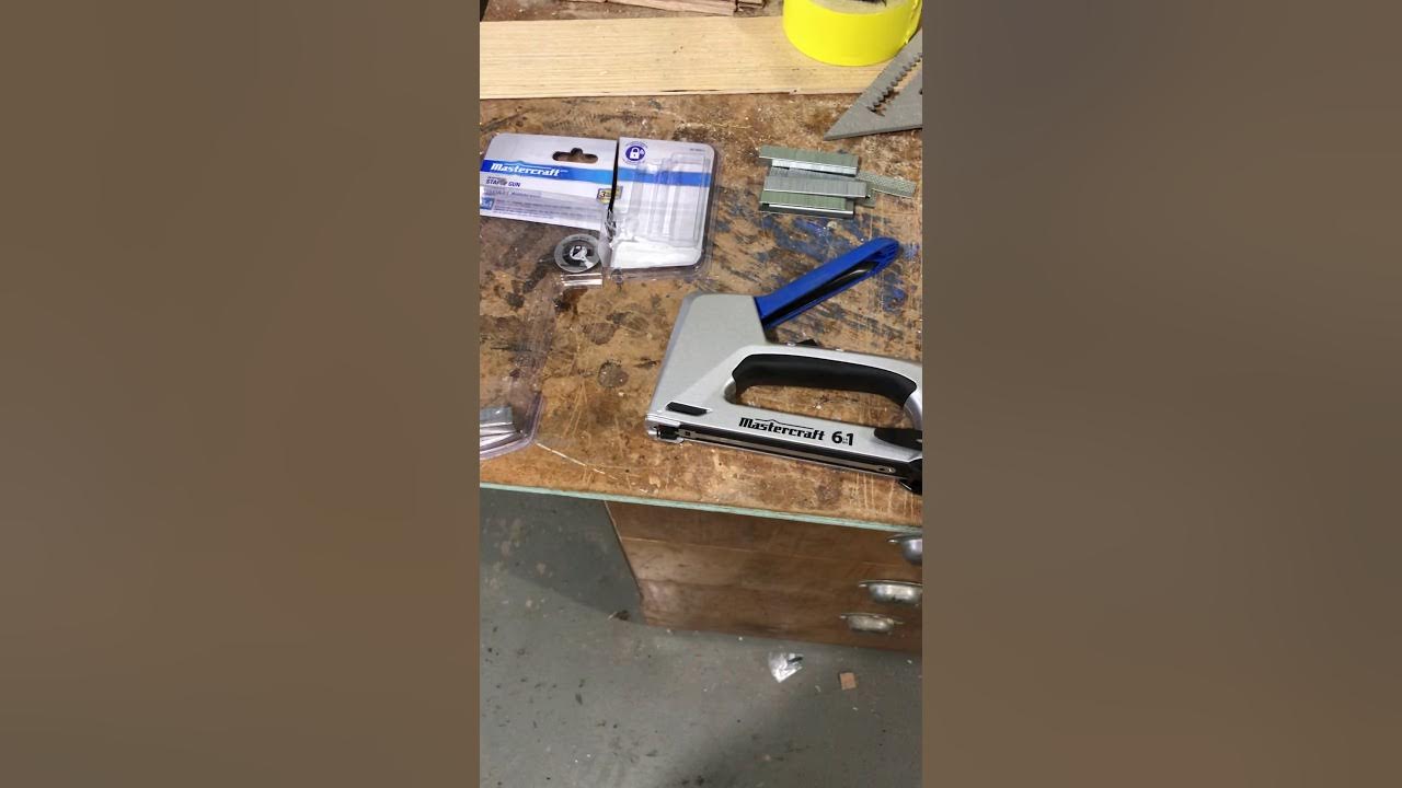 Mastercraft staple gun 6 in 1 how to load YouTube