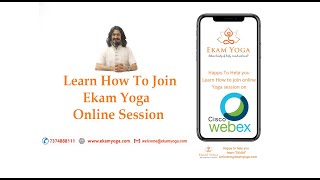 Learn How to join Ekam Yoga Online session screenshot 2