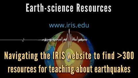100s of RESOURCES for EARTH SCIENCE & EARTHQUAKES--Tutorial