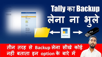 Tally Prime Backup And Restore In Hindi | Tally Prime Backup कैसे ले | #tallyprime