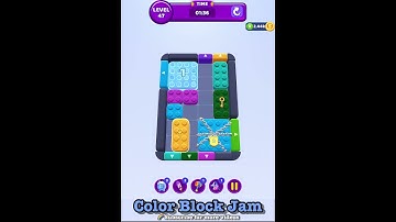 【Color Block Jam】Level 47 gameplay walkthrough #puzzle #walkthrough #asmr #gaming #strategy