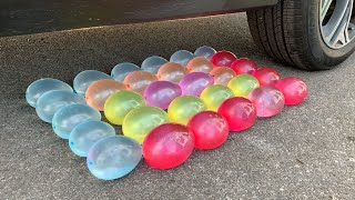 Experiment Car vs Water Balloons vs Mentos | Crushing Crunchy \& Soft Things by Car | Test Ex