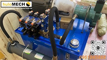 BỘ NGUỒN THỦY LỰC 11KW/380V cho nhà máy xử lý rác thải sử dụng trong lò đốt công nghiệp