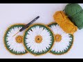 BEAUTIFUL CROCHET COASTERS  VERY EASY