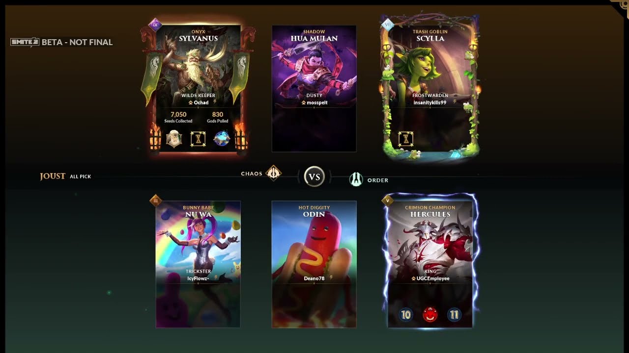 JOUST QUADRA!?!? Sylvanus Aspect - Smite 2