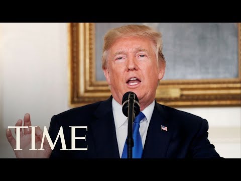 President Donald Trump Announces His Decision On The Iran Deal At The White House | LIVE | TIME