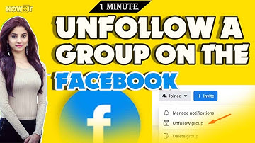 How to unfollow a group on Facebook  2024 | Skill Wave