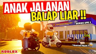 ILLEGAL RACING BETWEEN SCHOOL ENDS IN POLICE CHASE 😱!! RDID ROLEPLAY - Roblox Indonesia screenshot 4