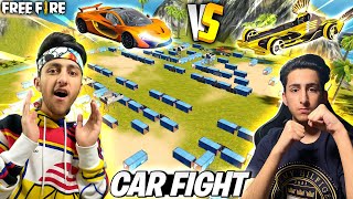 Car Fight In Free Fire Craftland Custom 4 Vs 4 Best Funny Gameplay 😂 - Garena Free Fire