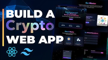Create a responsive Crypto Website using React.js & Tailwind CSS | React JS Project