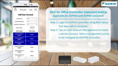 [Installation Guide] Daikin Solution - Reiri for Office Controller Extension Setting