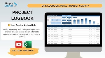 Project Logbook Excel Template – Track time, costs and actions with ease