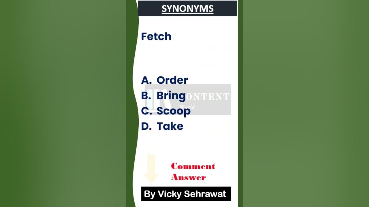 "Synonyms Challenge Test Your Vocabulary with Exciting MultipleChoice